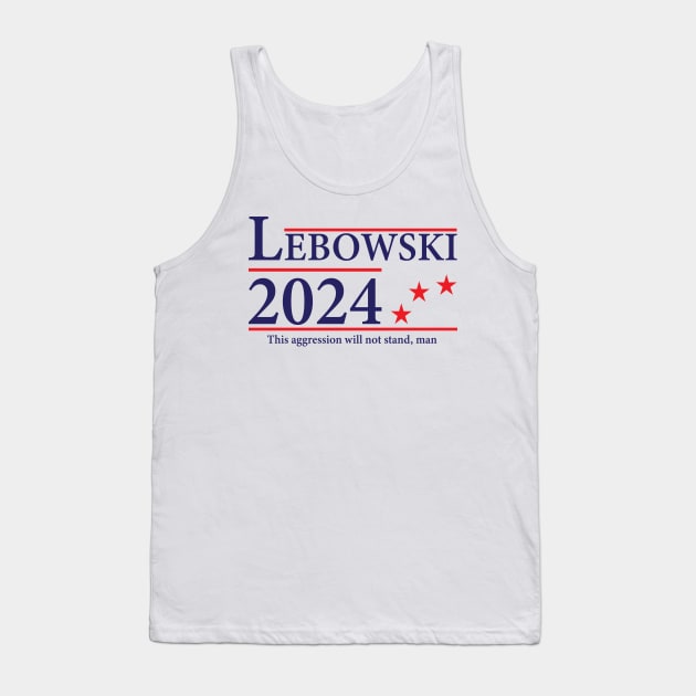 Lebowski '24 Funny 2024 Election Tank Top by vintage-corner